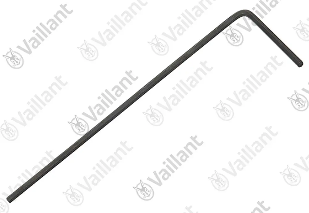 Innensechskant-Werkzeug von Vaillant, mit langer, gerader Form, geeignet für verschiedene Anwendungen in Heizungs- und Sanitärinstallationen.